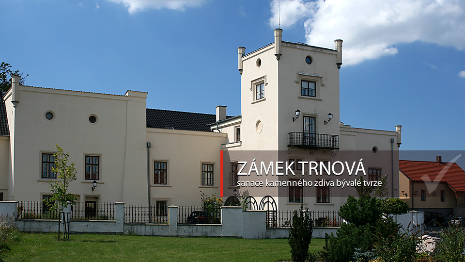 Sanace kamennho zdiva - Zmek Trnov